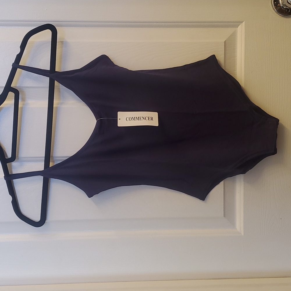 Navy Body Suit by Commencer